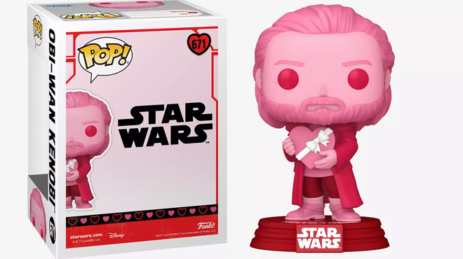 Funko Star Wars Pop Obi Wan Kenobi Valentine