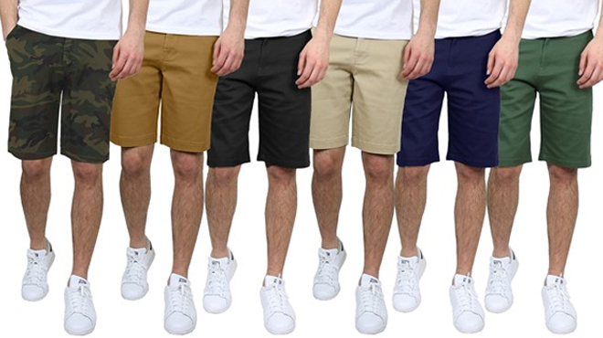 Galaxy By Harvic 2 pk Mens Chino Shorts