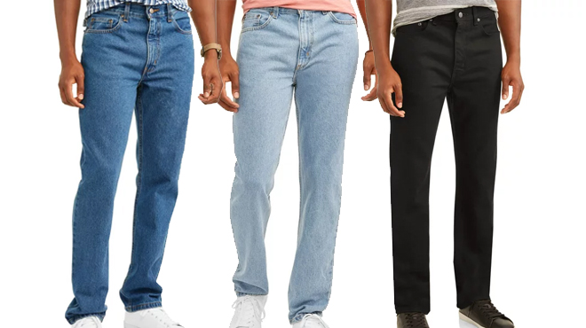 George Mens Regular Fit Jeans