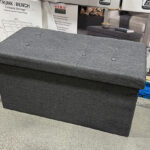 Gray Trunk Bench on the Store Floor at Costco