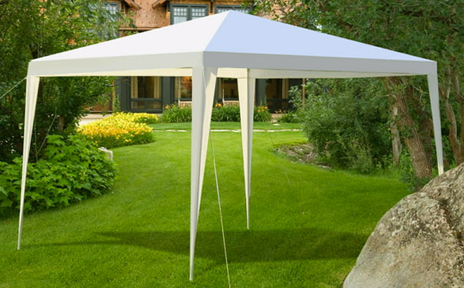 Gymax Outdoor Heavy Duty 10x10 Canopy Party Wedding Tent Gazebo Pavilion Cater Event