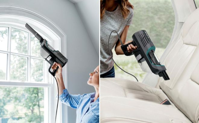 Hand Holding Shark Ultralight Corded Hand Vacuum