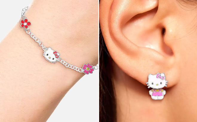 Hello Kitty Front Back Stud Earrings at Kohls