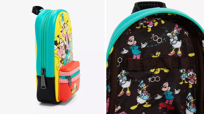 Images of Loungefly Disney100 Mickey Mouse And Friends Pencil Case