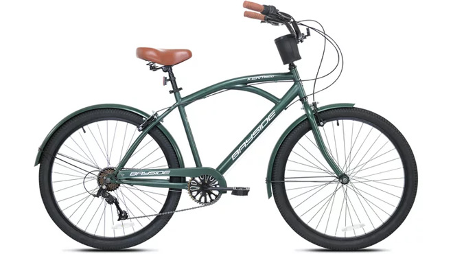 Kent Bicycles 26 Bayside Mens Cruiser Bicycle Green