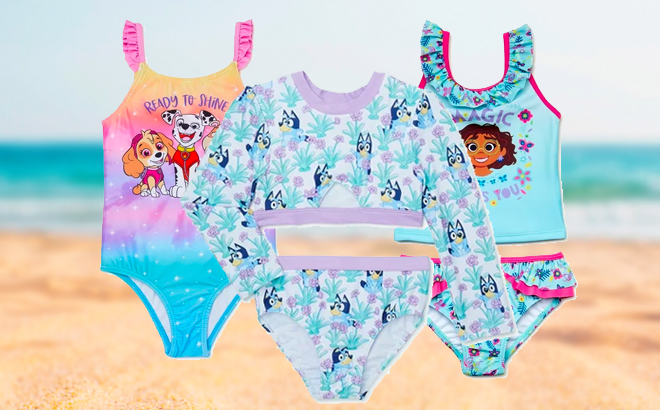 Kids Character Swimsuits