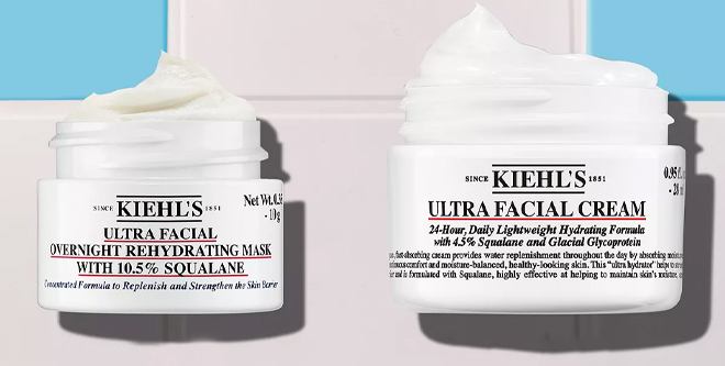 Kiehls Moisture Minis Gift Set on Tiles