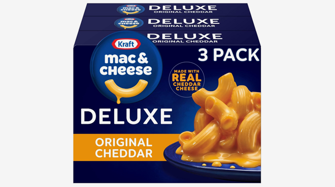 Kraft Deluxe Original Cheddar Macaroni and Cheese