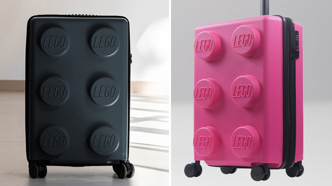 LEGO Black and Pink Luggage