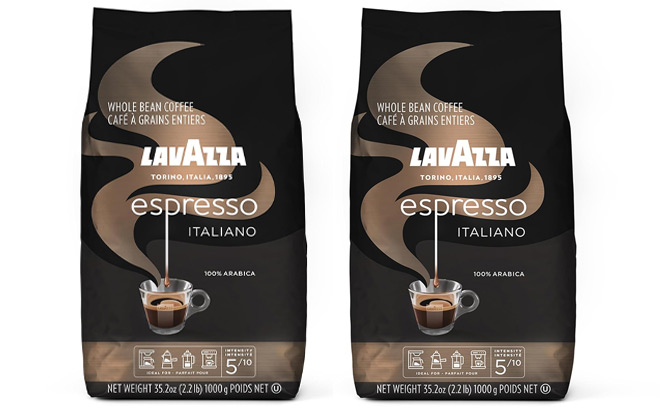 Lavazza Espresso Medium Roast Whole Bean Coffee Blend