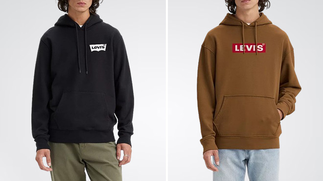 Levi's Standard Fit Graphic Hoodie and Relaxed Fit Graphic Hoodie