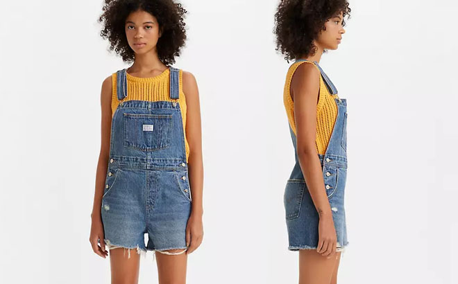 Levis Vintage Womens Shortalls