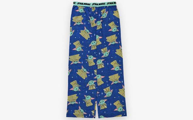 Licensed Character Boys The Mandalorian Grogu aka Baby Yoda Pajama Pants in Regular Husky