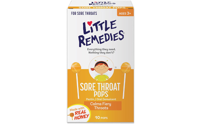 Little Remedies Sore Throat Pops 1