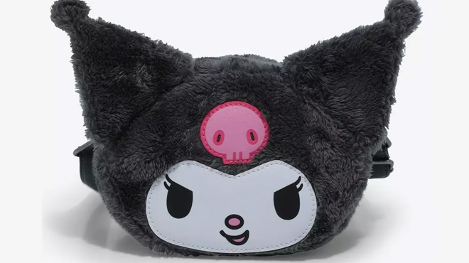 Loungefly Kuromi Figural Plush Crossbody Bag 2