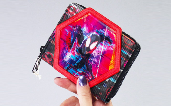 Loungefly Marvel Spiderman Spiderverse Lenticular Wallet