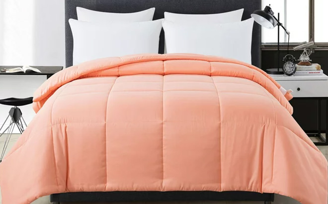 Mainstays Peach Down Alternative Comforter