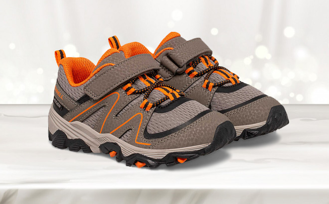 Merrell Little Kids Trail Quest Shoes in Gunsmoke Color