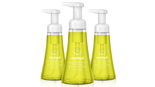 Method Foaming Hand Soap Lemon Mint 3 Pack