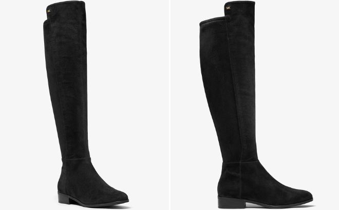 Michael Kors Bromley Stretch Over the Knee Boot in Black Color