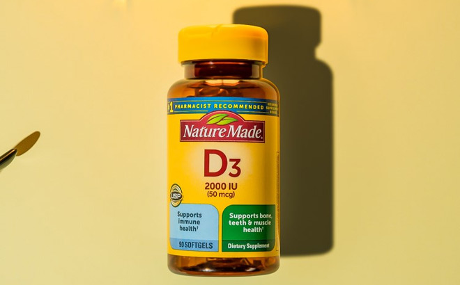 Nature Made Vitamin D3 2000 IU 90 Softgels