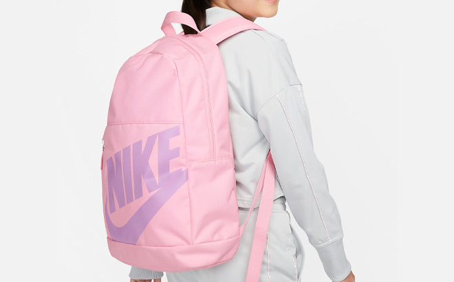 Nike Kids Elemental Backpack in Pink 1