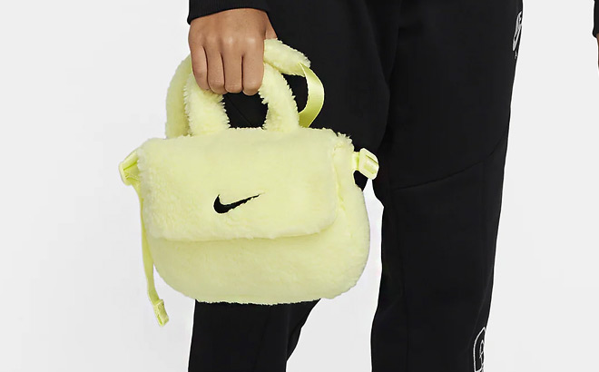 Nike Kids Faux Fur Crossbody Bag