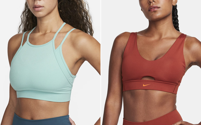 Nike Indy Strappy Women's Ribbed Longline Sports Bra