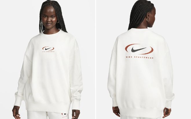 Nike Sportswear Phoenix Fleece Womens Oversized Crew Neck Sweatshirt