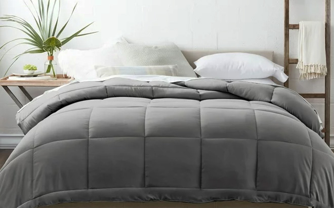 Noble Linens Chocolate Down Solid Comforter