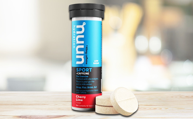 Nuun Sport Caffeine Electrolyte Drink Tablets