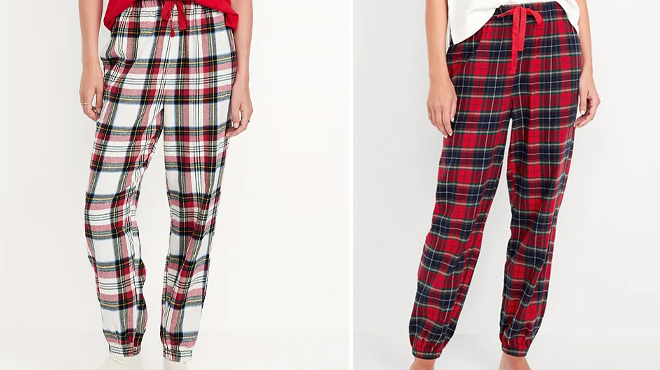 Old Navy High Waisted Flannel Pajama Joggers