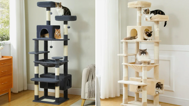 Pawz Road 73 inch Tall Cat Tree Tower Condo