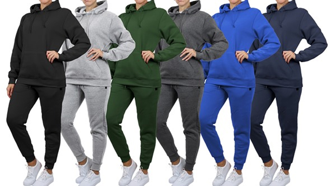 Rudolph Womens Hoodie Jogger Sets