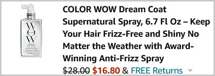 Color Wow Dream Coat Spray Only $16.80 Shipped on , Over 50,000  5-Star Ratings