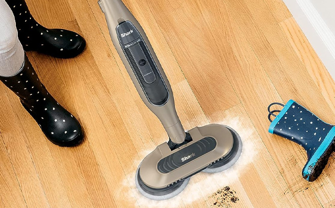 Shark Steam Scrub All in One Hard Floor Steam Mop in Gold Color