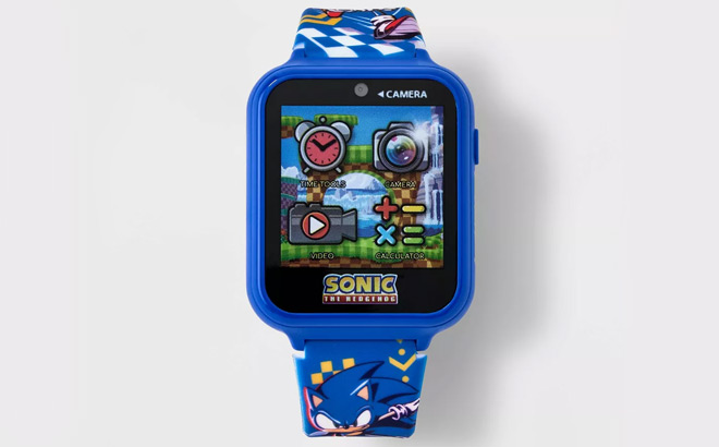 Sonic the Hedgehog Boys Interactive Smart Watch