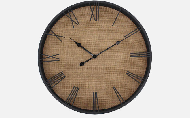 Sonoma Goods For Life Linen Back Wall Clock at Kohls