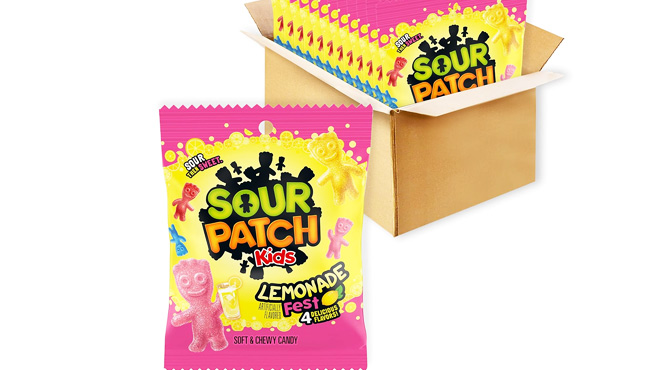 Sour Patch Kids Lemonade Fest Candy 12 Pack