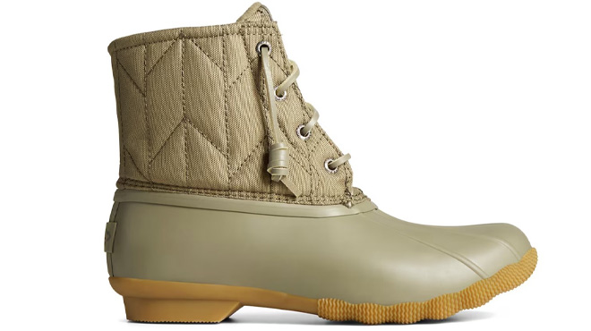 Sperry Saltwater Duck Boots on White Background