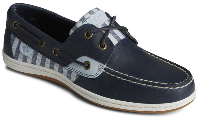 Sperry Womens Koifish Stripe Boat Shoes