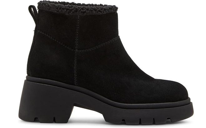 Steve Madden Hatcher Suede Womens Boots in Black