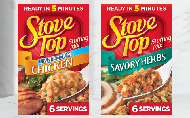 Stove Top Low Sodium Chicken and Savory Herb Stuffing Mix