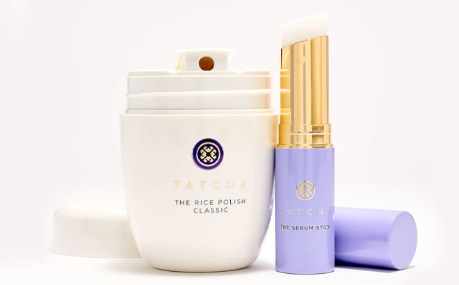 Tatcha Rice Polish Serum Stick Set