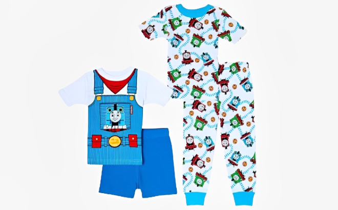 Thomas and Friends Toddler 4 Piece Pajama Set