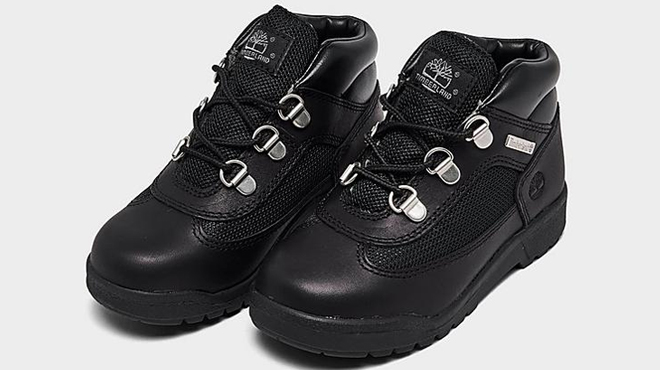 Timberland Kids Toddler Field Boots Black