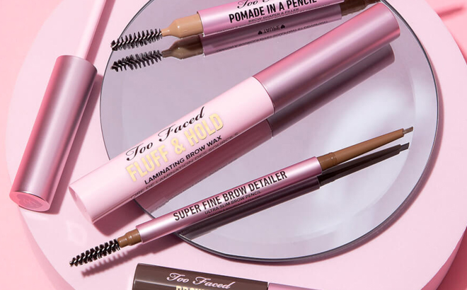 Too Faced Super Fine Brow Detailer and Fluff & Hold Brow Wax