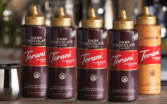 Torani Puremade Sauce Dark Chocolate 4 pack