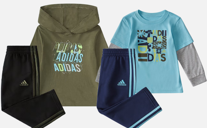 Two Adidas Kids Matching Sets