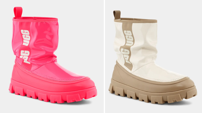 Two Different Colors of UGG Womens Classic Brellah Mini Boots